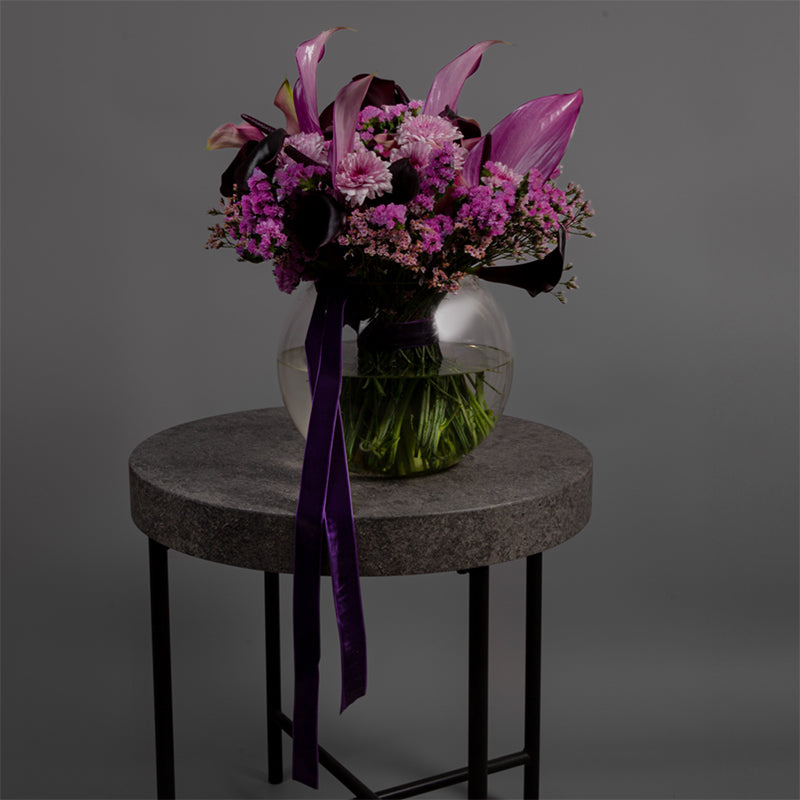 Calla Purple Vase